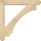 Ekena Millwork Imperial Craftsman Rough Sawn Bracket w/ Offset Brace, Douglas Fir, 6"W x 36"D x 36"H BKT0604X36X36IMP04RDF - alternate 4